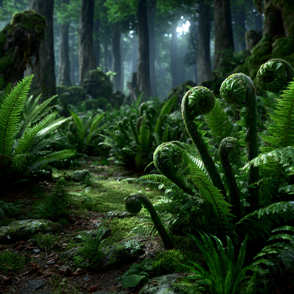 Edible Fern Garden I