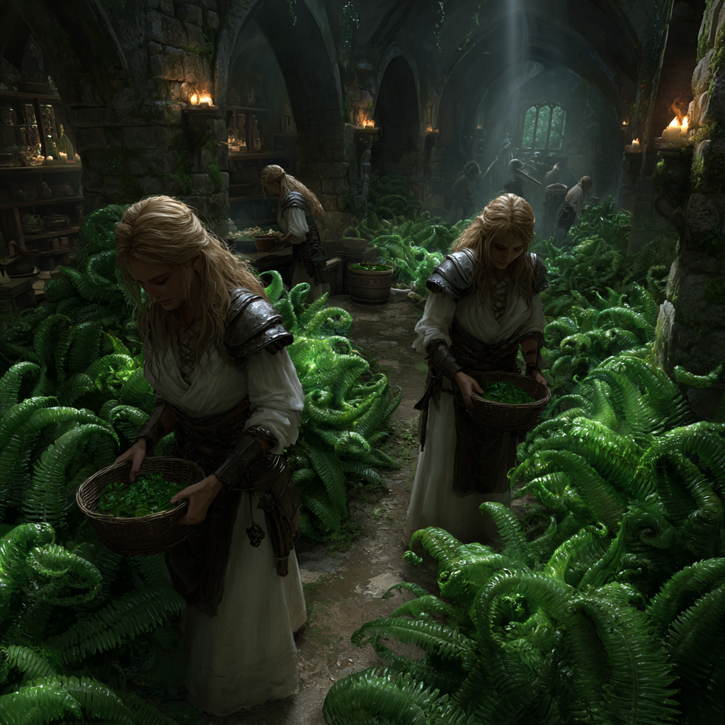 Edible Fern Garden II