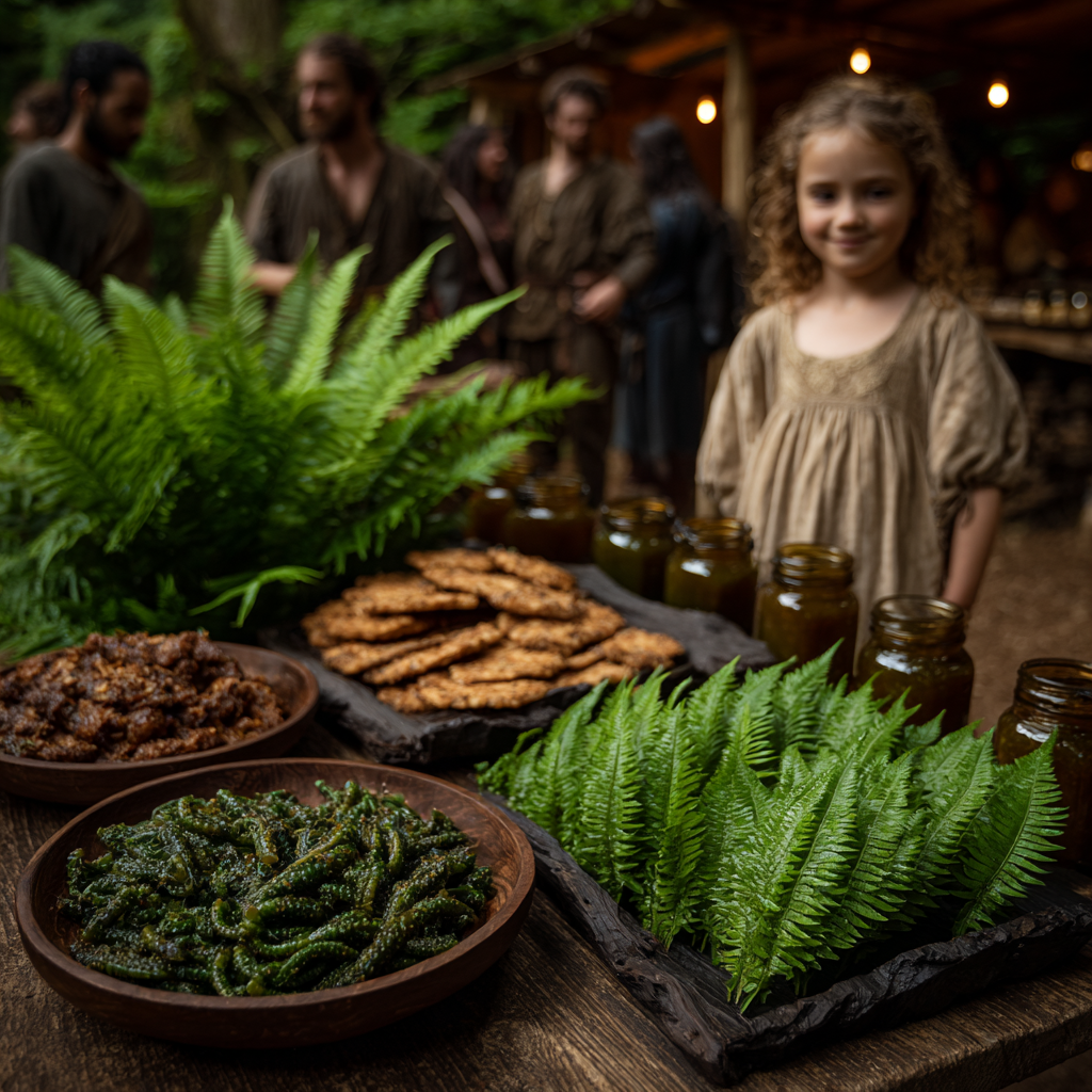 Edible Fern Garden III