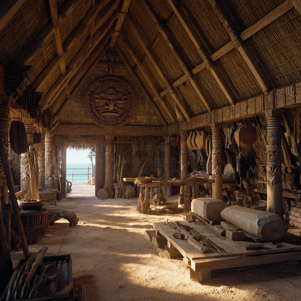 Drum Making Hut