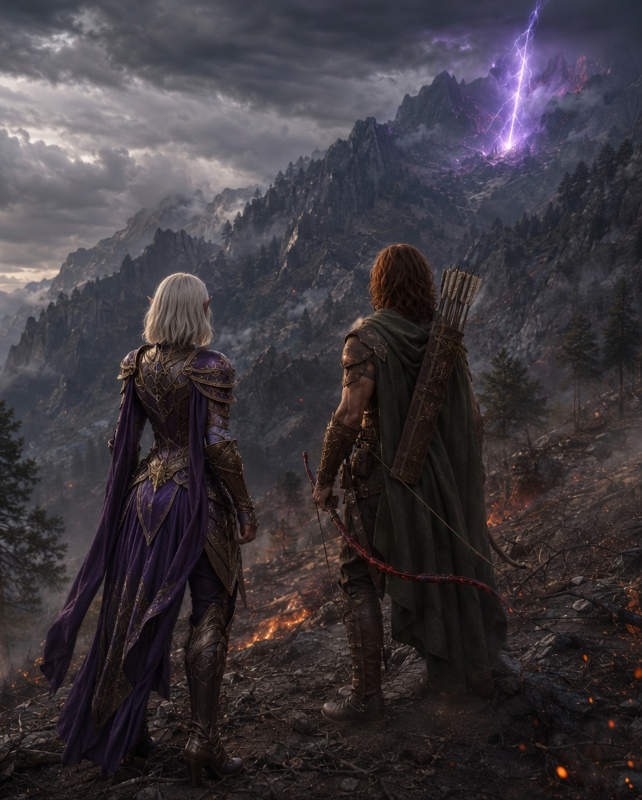 Arties and Hotaru see tribulation lightning fall