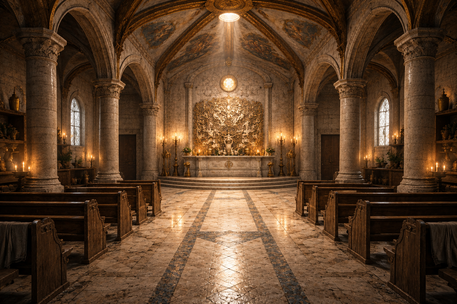 The fourth room of the shrine, renewed