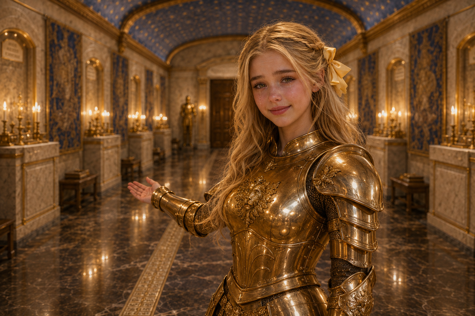 Eden guides her mother to the final rooms